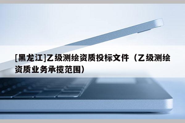[黑龍江]乙級測繪資質(zhì)投標(biāo)文件（乙級測繪資質(zhì)業(yè)務(wù)承攬范圍）
