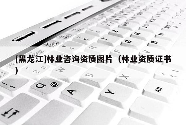 [黑龍江]林業(yè)咨詢資質(zhì)圖片（林業(yè)資質(zhì)證書）