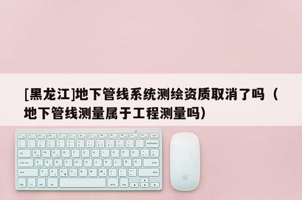 [黑龍江]地下管線系統(tǒng)測繪資質(zhì)取消了嗎（地下管線測量屬于工程測量嗎）
